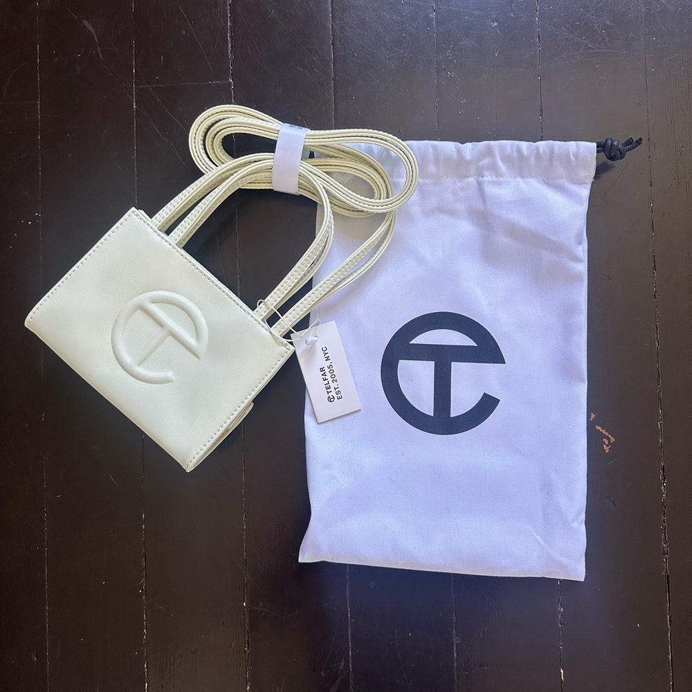 Telfar Mini Shopping Bag in Glue